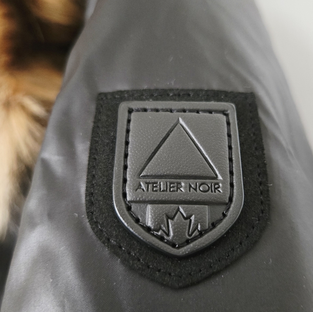 Authentic ATELIER NOIR Rudsak Trench Parka Jacket Coat Vest Black BNWT - Picture 6 of 16